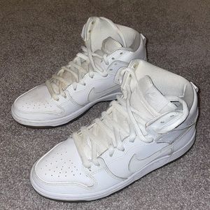 Nike Dunk High Pro SB Size 9, White Ice